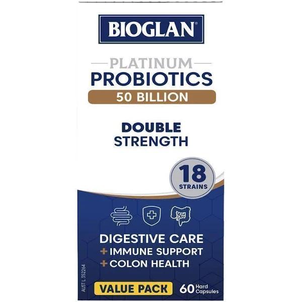 Bioglan Platinum Probiotic 50 Billion 60 Capsules