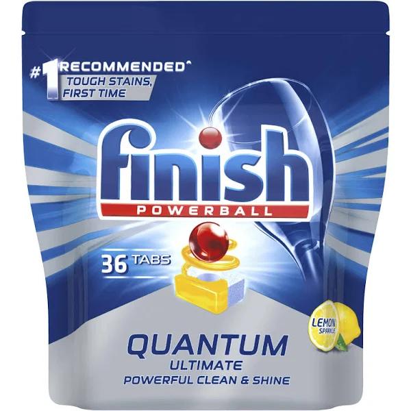 Finish Powerball Quantum Ultimate Tablets, 36 Pack, Lemon Sparkle