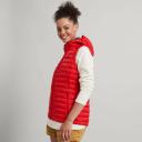 Kathmandu Heli Women's 600 Fill Hooded Lightweight Down Vest | Red Puffer Vest - 8