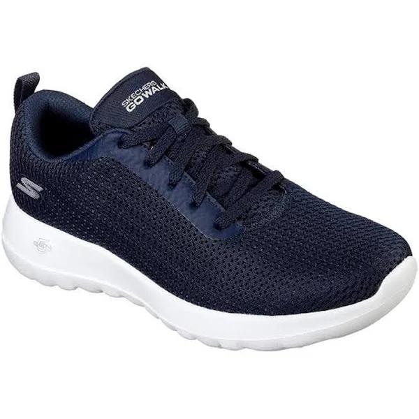 Women's Skechers Gowalk Joy Paradise Trainers in Blue Navy-White UK 3.5