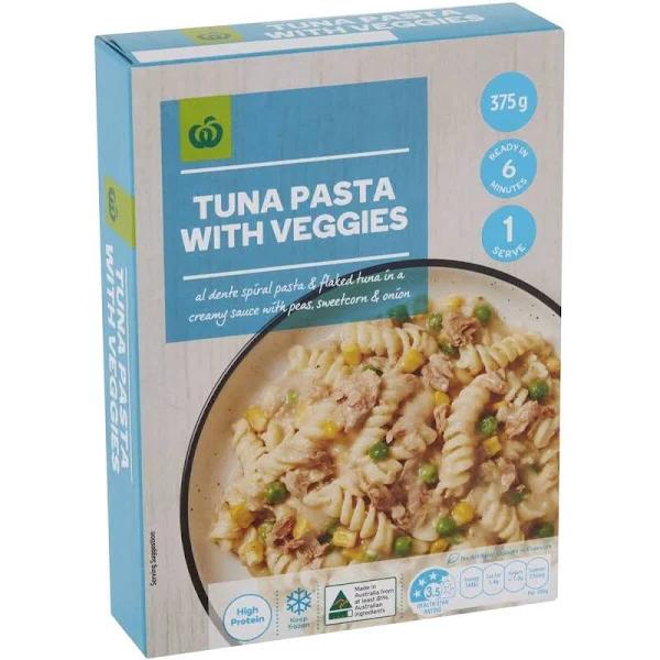 Woolworths Tuna Pasta with Veggies Frozen Meal 375g