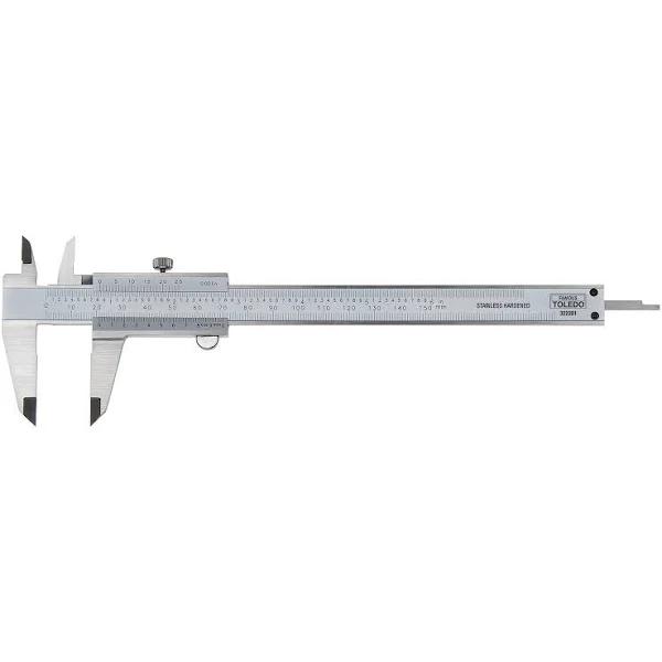 Toledo 150mm Metric & Imperial Analogue Vernier Caliper 322201