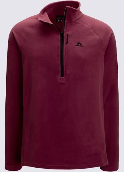 Macpac Men's Tui Fleece Pullover | Colour: Windsor Wine/Red