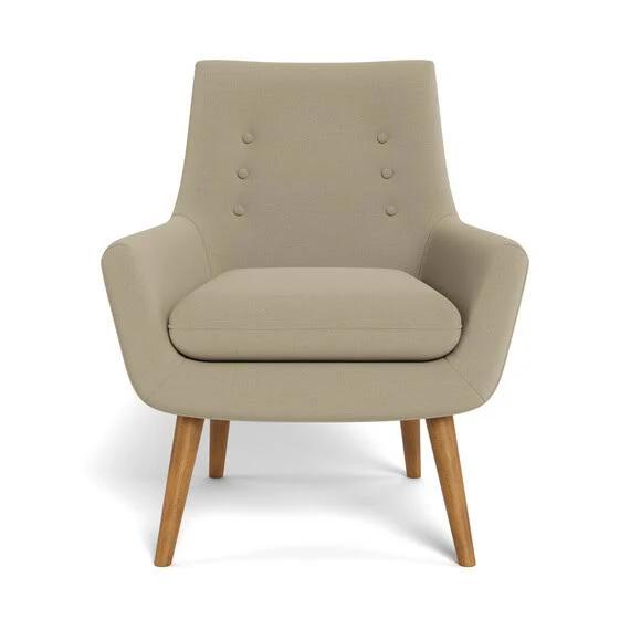 Retro Fabric Occasional Armchair Toast by Freedom