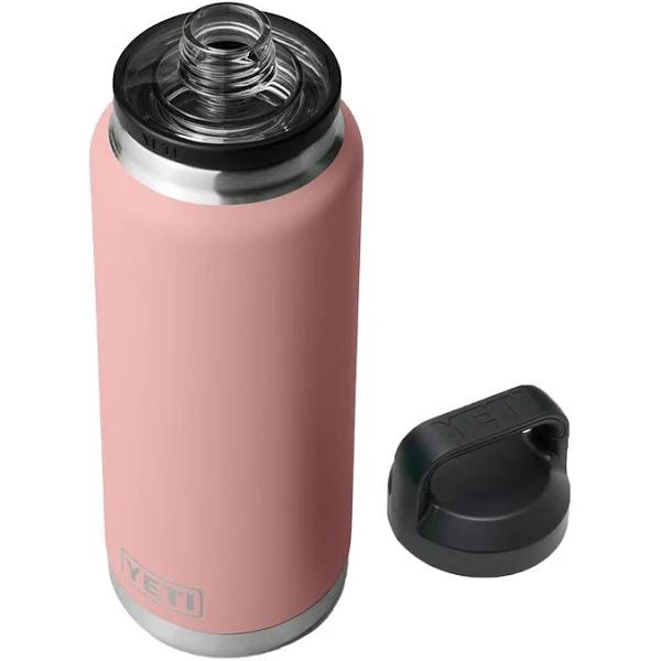 Yeti Rambler Bottle 36oz with Chug Cap 1Ltr 36oz / Rose Sandstone Pink