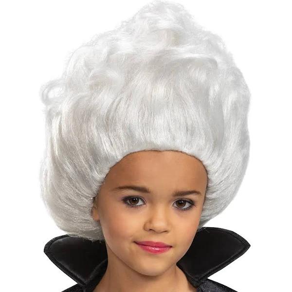 Lacey Wigs Kid's Little Mermaid Ursula Wig Costume Accessory White