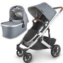 UPPAbaby Cruz V2 Pram & Bassinet Package Blue Melange (Gregory)