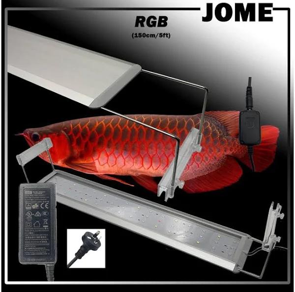 JOME Aquarium LED RGB Full Spectrum 5ft 150cm Fish Tank Light Afterpay, Zip, Openpay, LatitudePay Available - Afterpay, Zip, Paypal Pay in 4 Available