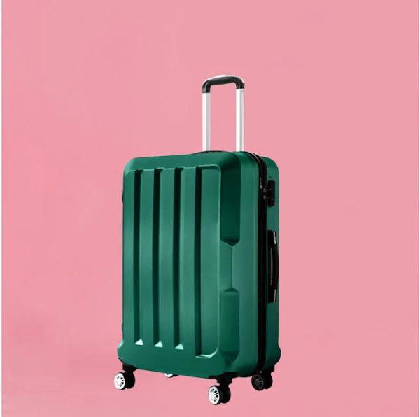 Slimbridge 28" Luggage Suitcase Trolley TSA Lock Travel Packing Lock Hard Green