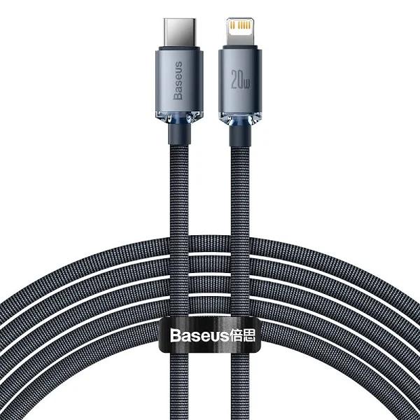 Baseus Cable Crystal Shine Series Type-C to Lightning 20W 2m Black