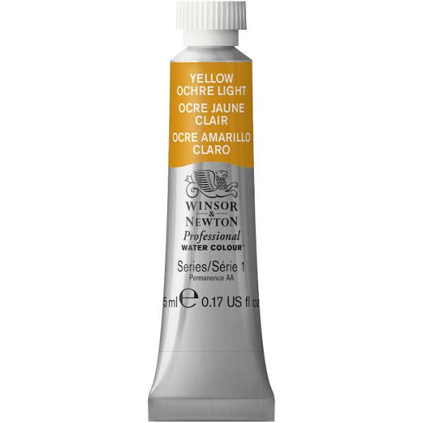 Winsor & Newton : Professional Watercolour : 5ml : Yellow Ochre Light