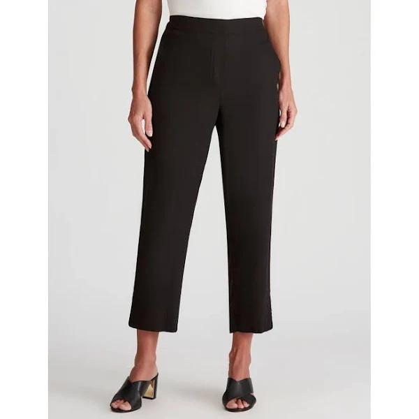 Noni B Pull On Linen Pants - Size 12 - Womens - Black