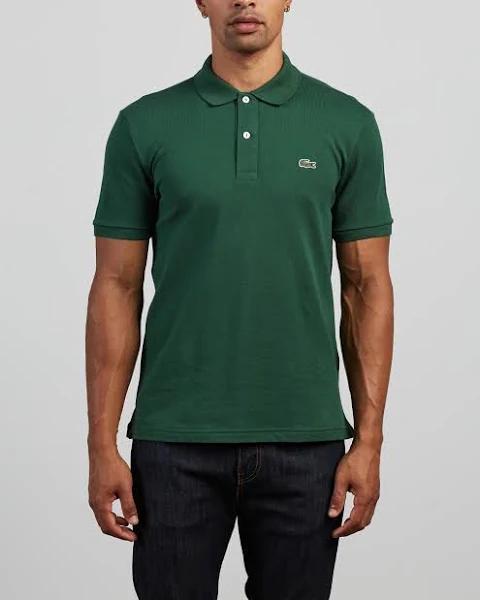 Lacoste Men's Original L.12.12 Slim Fit Polo Shirt Green Size XS