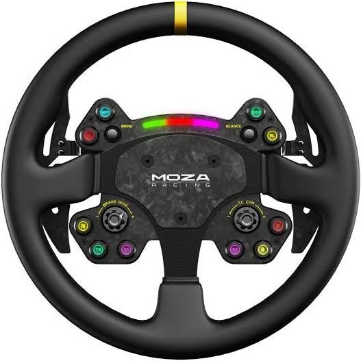 Moza Racing RS V2 Round Leather Steering Wheel