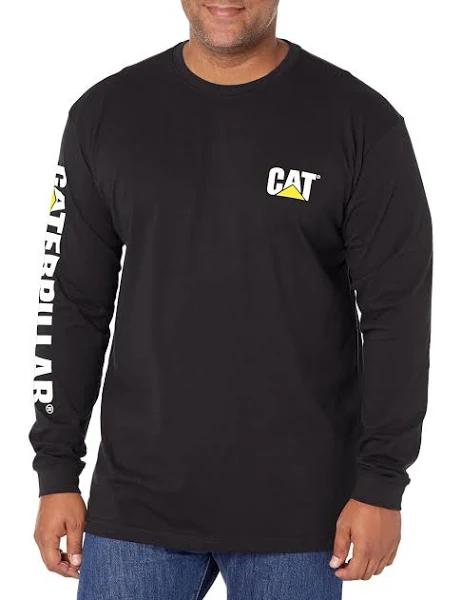 Caterpillar Trademark Banner Long Sleeve Tee