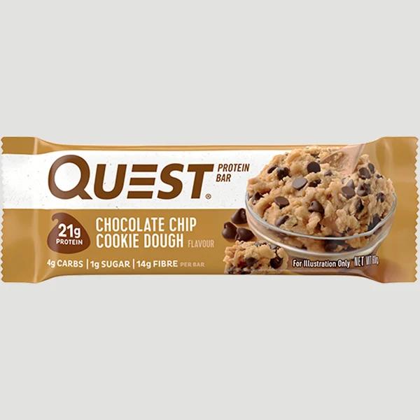 Quest Protein Bar 60g Choc Chip Cookie Dough