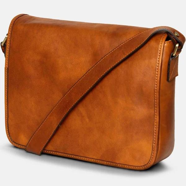 Republic of Florence - Men's Brown Messenger - The Aurelian Leather Messenger - Size One Size at The Iconic