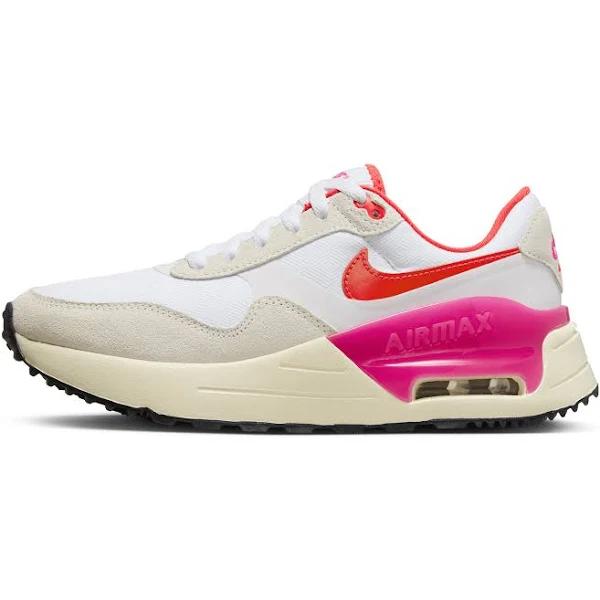 Nike Air Max SYSTM Womens Casual Shoes White/Pink US 9