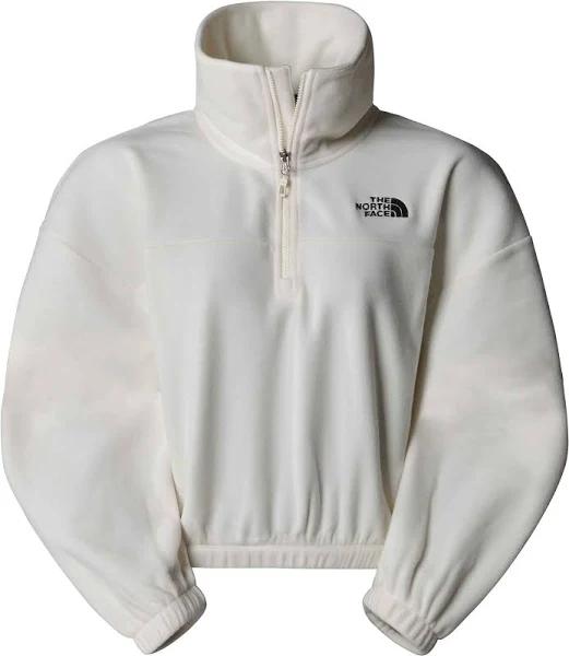 The North Face White Womens Glacier Half Zip Fleece