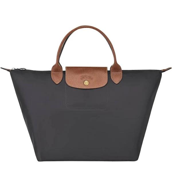 Longchamp Le Pliage Top-handle Handbag (Medium, Black)