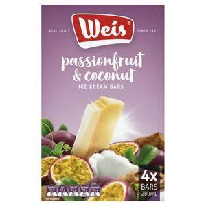 Weis Passionfruit Coconut Bars