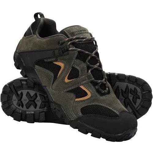 Mens Mountain Warehouse Curlews Mens Waterproof Walking Shoes - Green