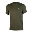 Puma Mens Favourite Heather Running Tee Green XXL @ Rebel Active