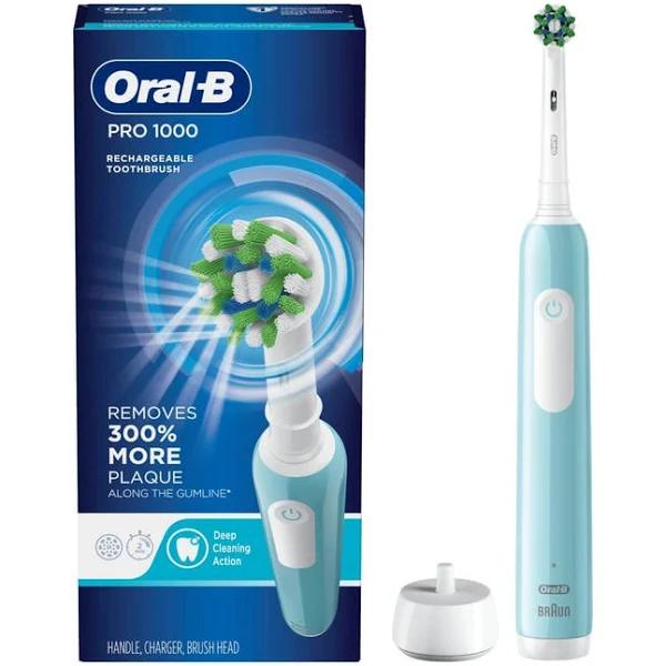 Oral-B Pro 1000 CrossAction Electric Toothbrush - Green