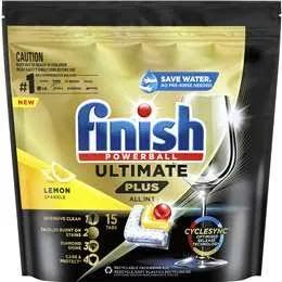 Finish Ultimate Plus All in 1 Lemon Sparkle 15 Pack