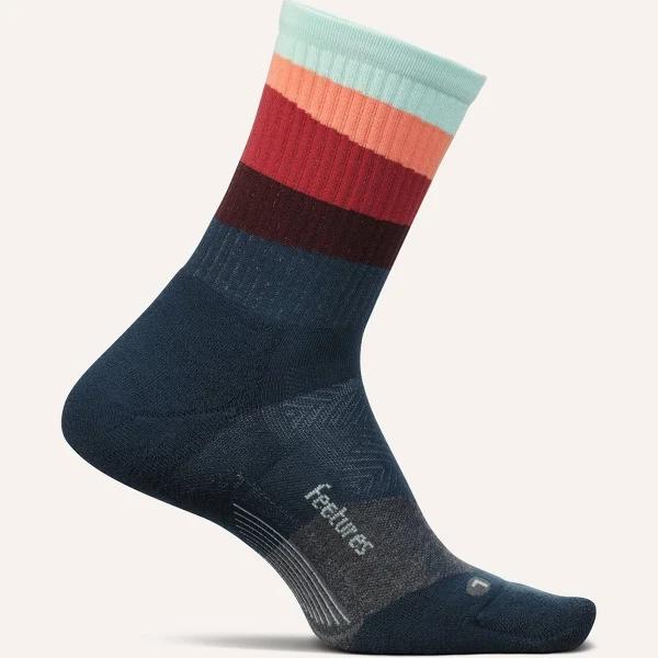 Feetures Trail | Max Cushion | Mini-Crew | Ascent Navy / XL