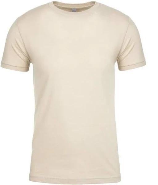 Next Level Adults Unisex Crew Neck T-Shirt Cream S