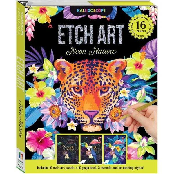 Kmart Kaleidoscope Etch Art Creations: Neon Nature - Book