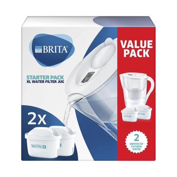 Brita Starter Pack Water Filter Jug White 3.5L