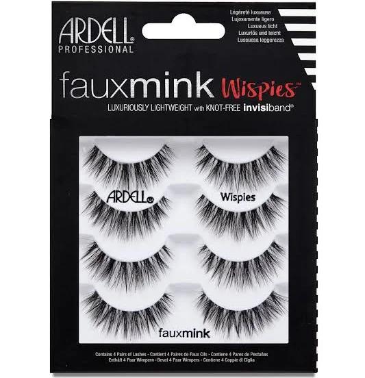 Ardell Faux Mink Lashes Wispies 4 Pairs