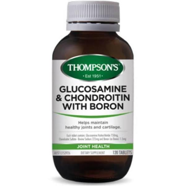 Thompson's Glucosamine & Chondroitin with Boron, 120 Tablets