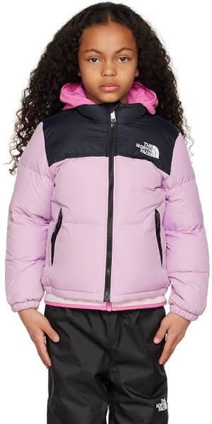 The North Face Kids Kids Purple 1996 Retro Nuptse Little Kids Down Jacket