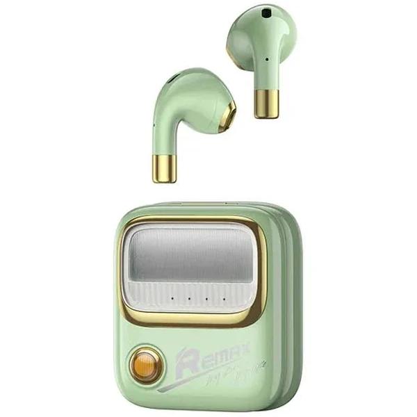 Remax True Wireless Earphones With Charging Case Bluetooth 5.0 450mAh Green #tws-38 Green - AfterPay & zipPay Available