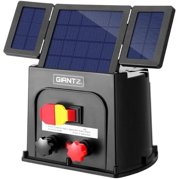 Giantz 3km Electric Fence Energiser Pet Solar Energizer 0.1J