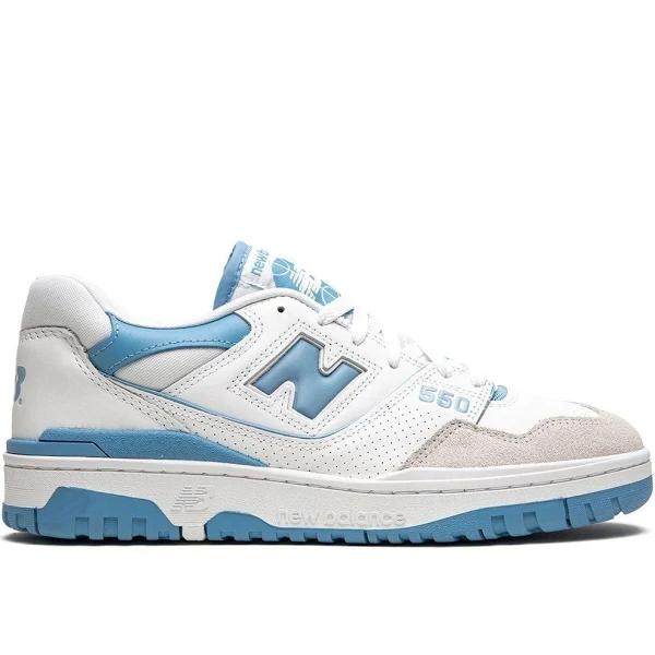 New Balance 550 White / Baby Blue - Size 5 - White Blue