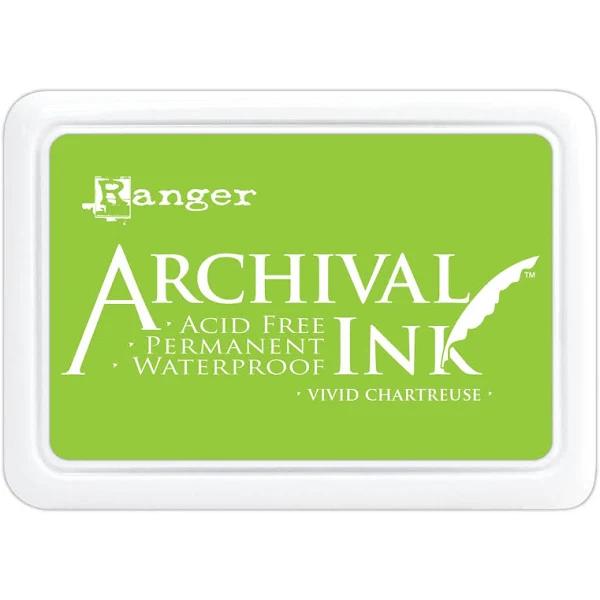 Ranger Archival Ink Pad #0 - Vivid Chartreuse