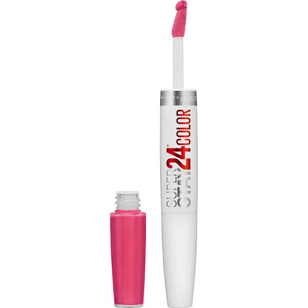 Maybelline Super Stay 24 Color Lip Color + Balm Topcoat, Pink Goes On 215