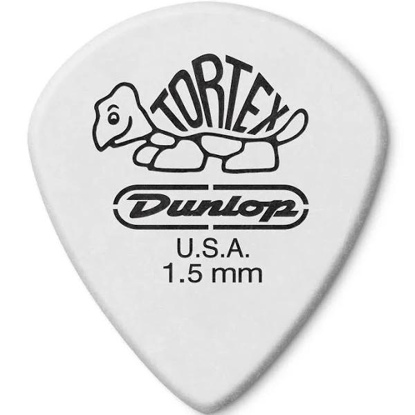 Dunlop 498P15 Tortex Jazz III XL 1.5mm Guitar Picks (12-Pack)