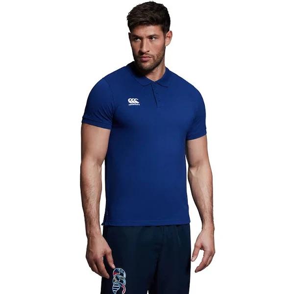 Canterbury Mens Waimak Polo Shirt Blue - XS