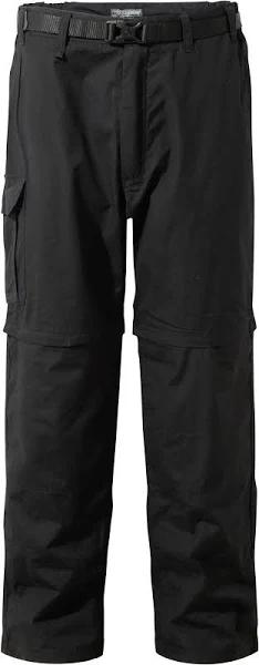 Craghoppers Mens Kiwi Convertible Trousers (Black) (32R)