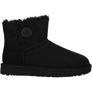 UGG Mini Bailey Button Boot Black