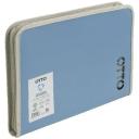 Otto Recycled Zip Expansion File Blue