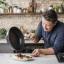 Jamie Oliver by Tefal Cooks Classic Induction Non Stick Hard Anodised Frypan Twin Pack