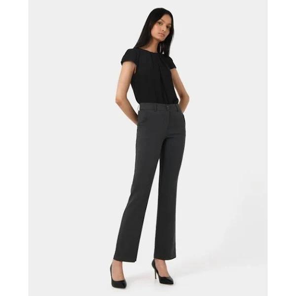 Forcast - Women's Grey Dress Pants - Annalee Classic Pants - Size One Size, 12 at The Iconic