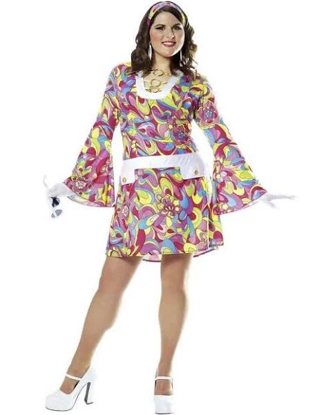 Groovy Chic Plus Adult Costume