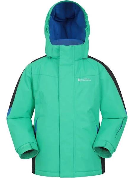 Mountain Warehouse Raptor Kids Snow Jacket - Green | Size 7-8